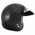 Outlaw Retro Black Mega Flake Open Face Helmet w/HI-FI Speakers